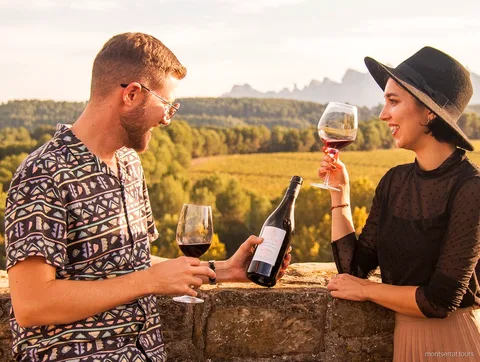 Oller del Mas castle winery estate visited on the Montserrat wine and tapas trip