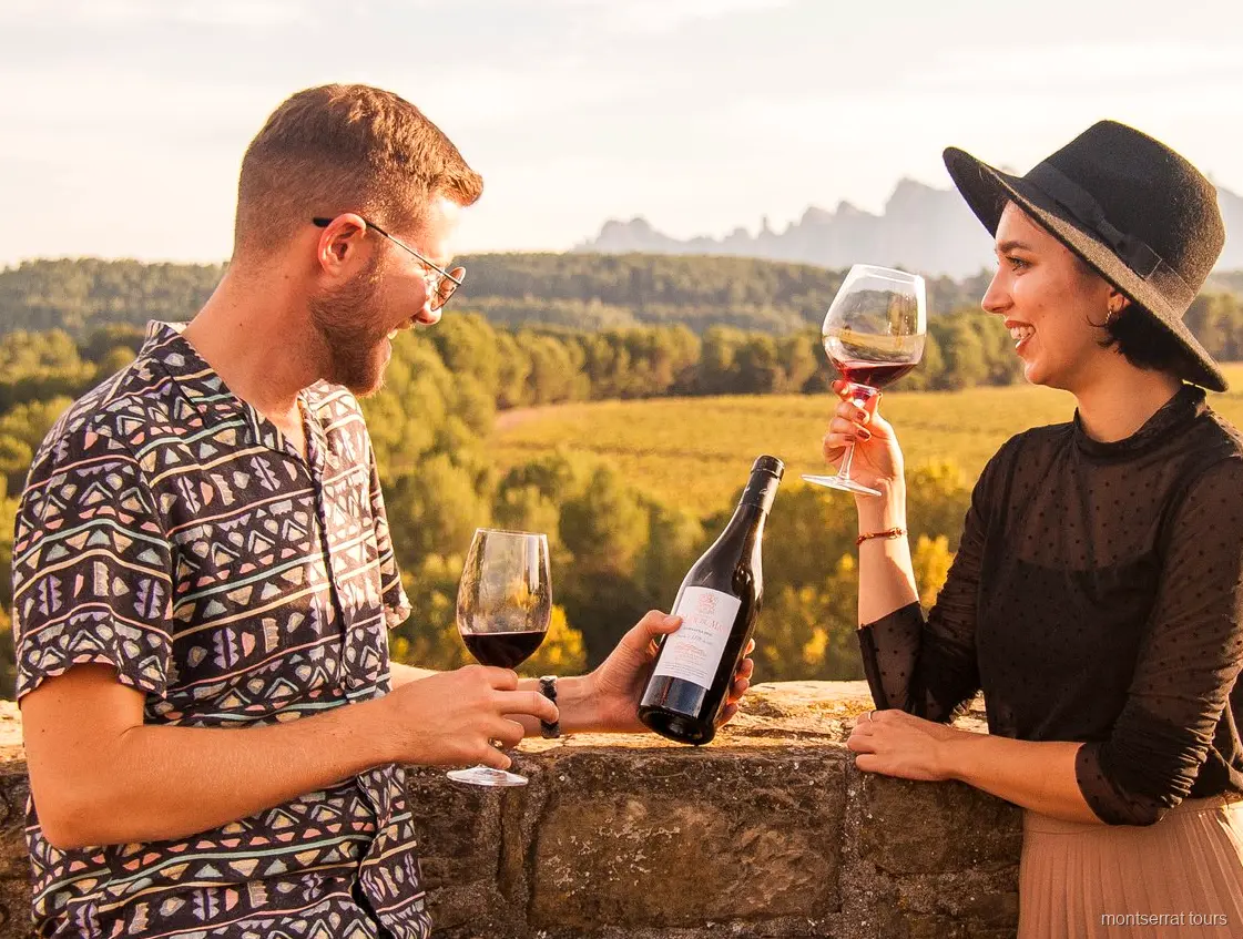 Oller del Mas castle winery estate visited on the Montserrat wine and tapas trip