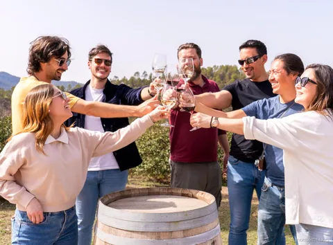 Historic castle-winery in the Bages region visited on this full-day Montserrat tour